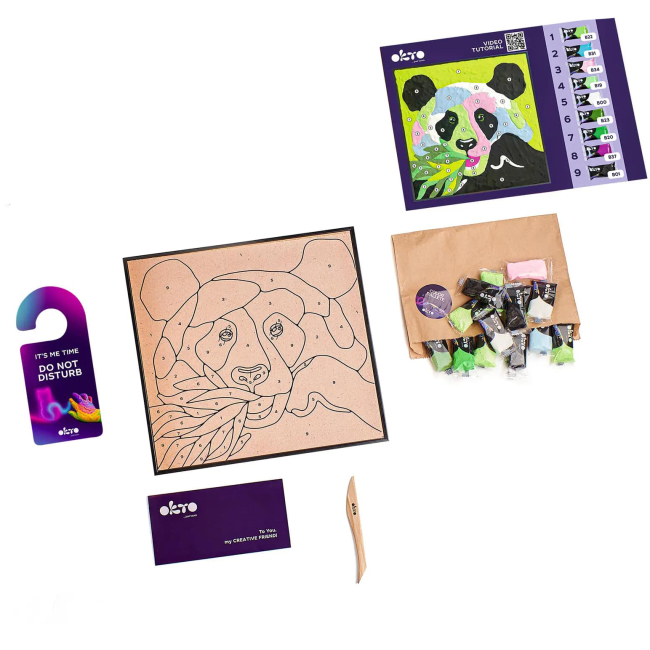 Наборы для лепки - Набор для творчества ОКТО Панда (20000)#2