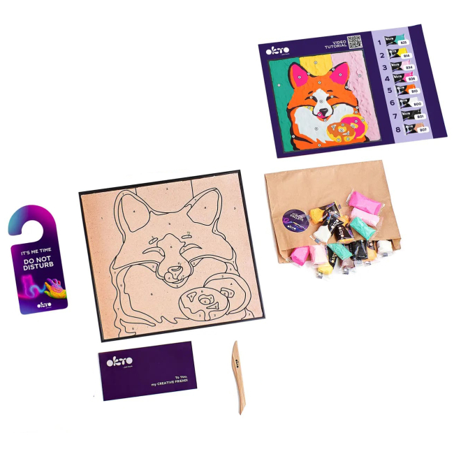 Набори для ліплення - Набір для творчості ОКТО Лисиця (20001)#2