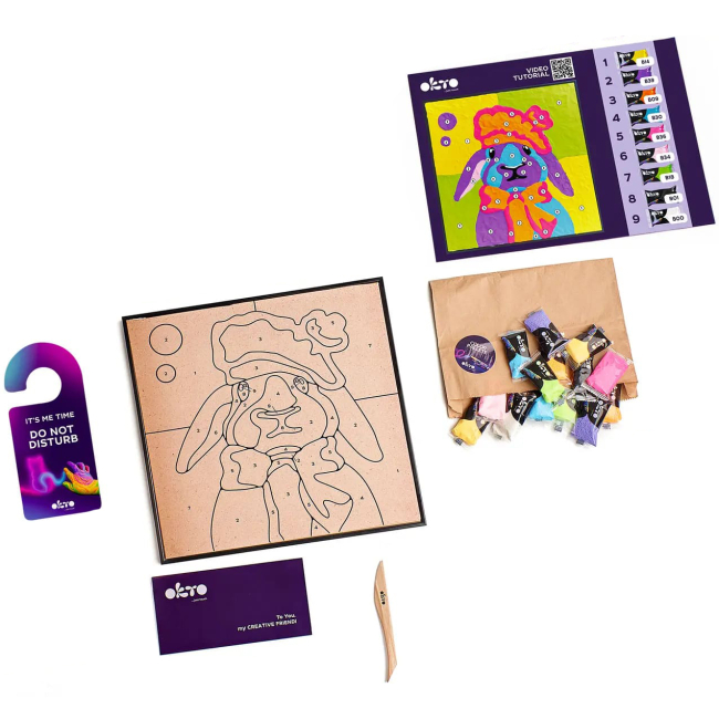 Наборы для лепки - Набор для творчества ОКТО Заяц (20004)#2