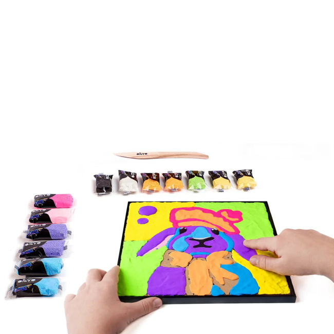 Наборы для лепки - Набор для творчества ОКТО Заяц (20004)#3