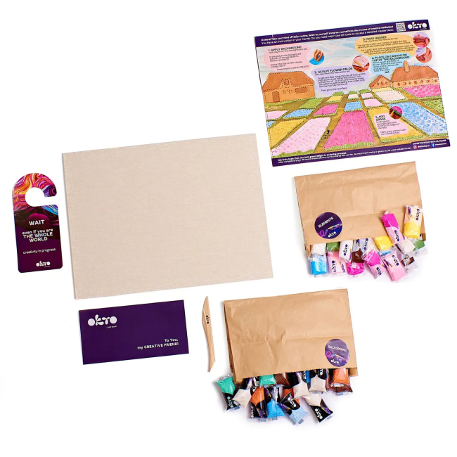 Наборы для лепки - Набор для творчества ОКТО Цветники в Голландии (10001)#2