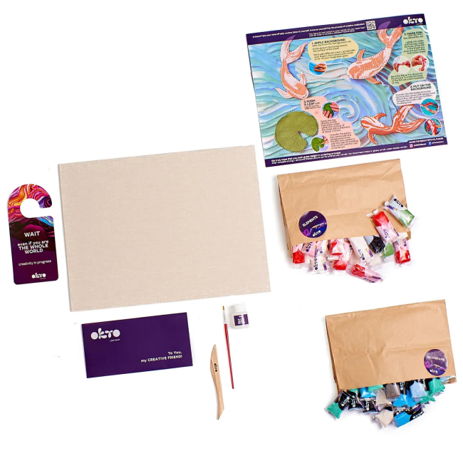 Наборы для лепки - Набор для творчества ОКТО Карпы Кои (10002)#2