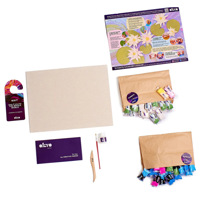 Наборы для лепки - Набор для творчества ОКТО Водяные лилии (10003)#2