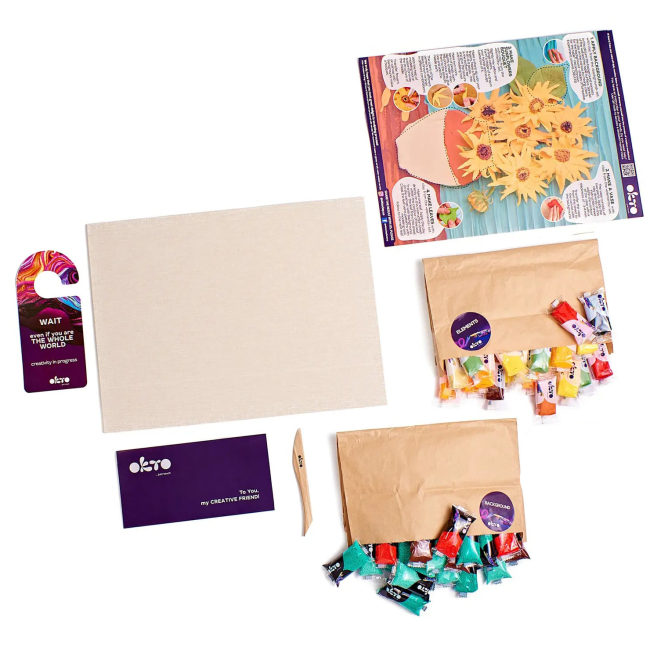 Набори для ліплення - Набір для творчості ОКТО Соняшники (10008)#2