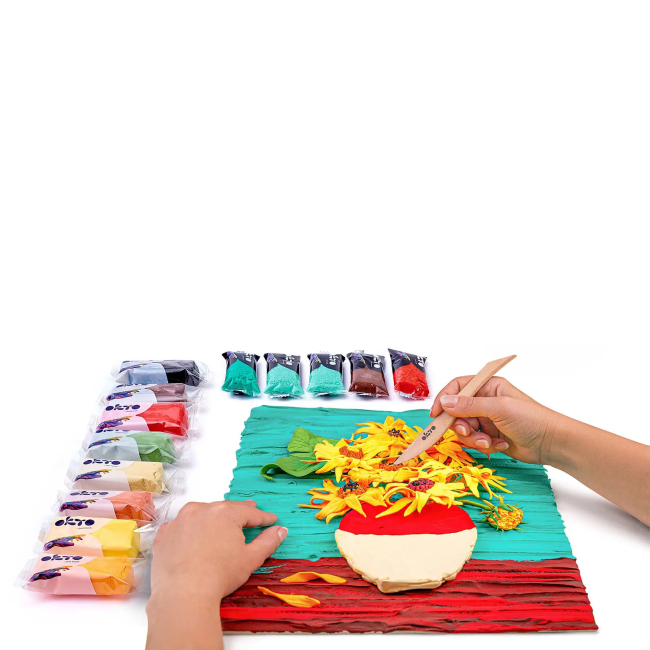 Набори для ліплення - Набір для творчості ОКТО Соняшники (10008)#3