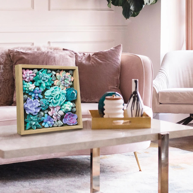 Наборы для лепки - Набор для творчества OKTO Wood and Craft Суккуленты Нежность (10010)#4