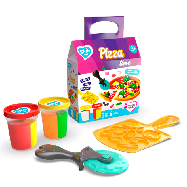 Набори для ліплення - Набір тіста для ліплення Lovin Pizza time (41143)#2