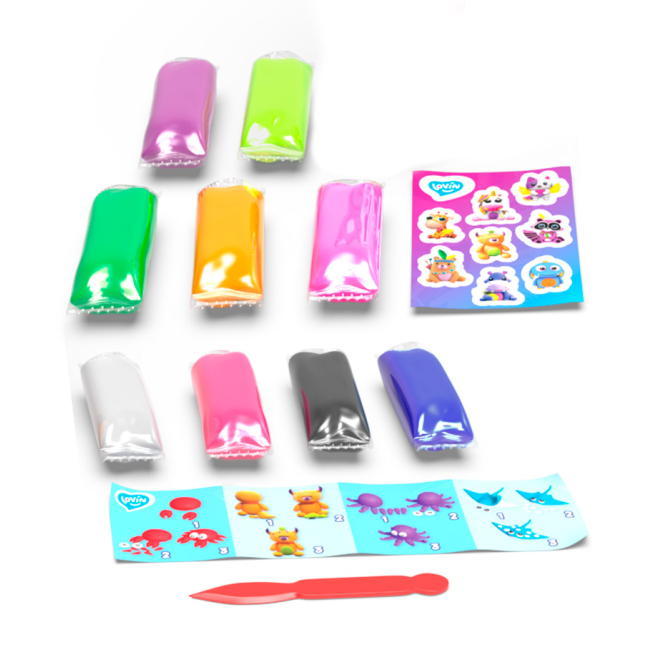 Наборы для лепки - Набор для лепки Lovin Neon 9 цветов (41179)#2