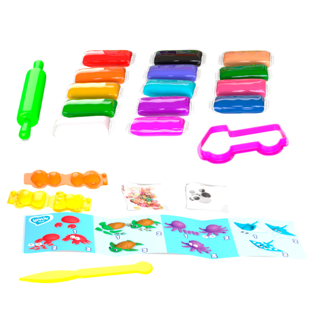 Наборы для лепки - Набор для лепки Lovin 16 colors box (41186)#2