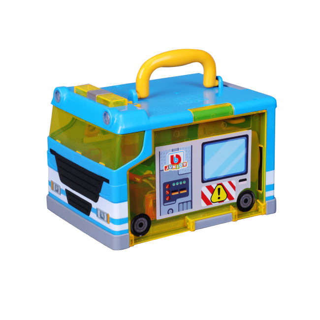 Паркінги і гаражі - Ігровий набір Bb Junior Мій перший переносний гараж (16-88621)#4