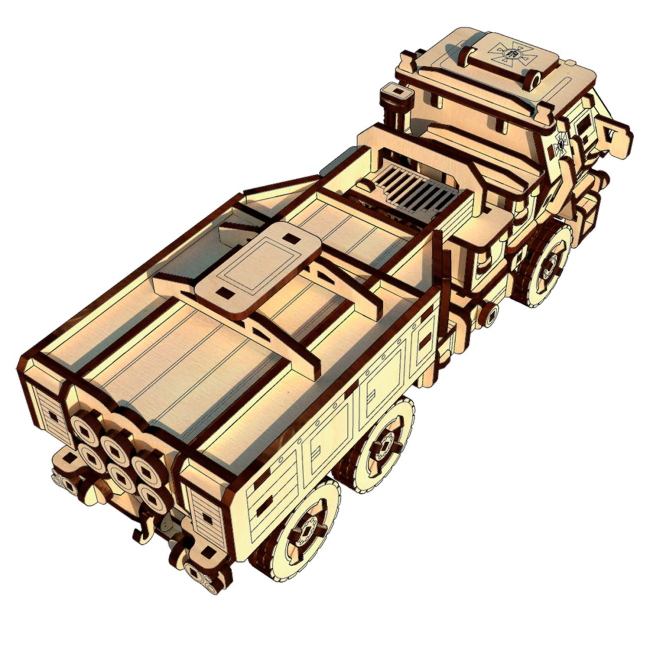 3D-пазли - Тривимірний пазл Pazly Himars (UPZ-004)#4