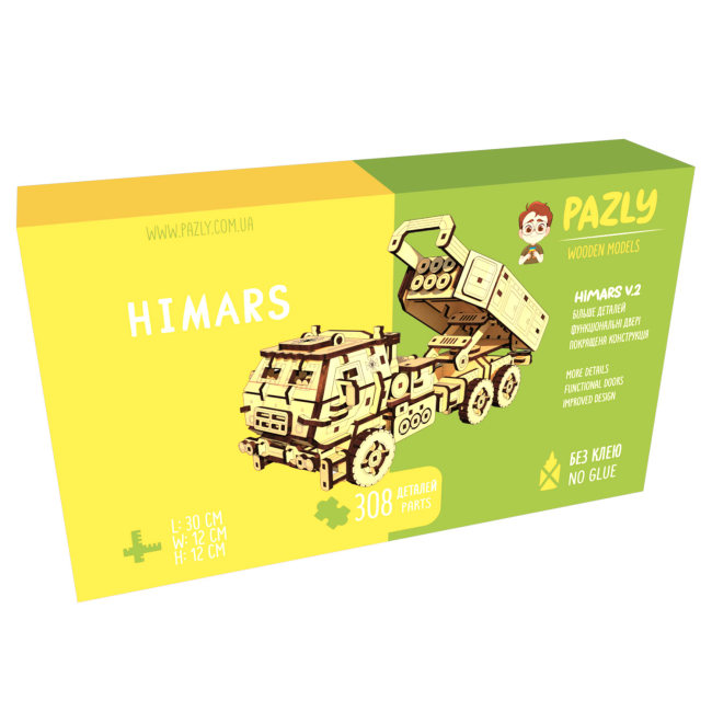 3D-пазли - Тривимірний пазл Pazly Himars (UPZ-004)#6