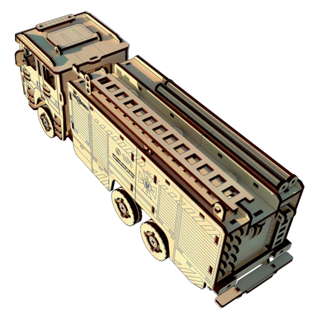 3D-пазли - Тривимірний пазл Pazly Пожежне авто (UPZ-008)#4