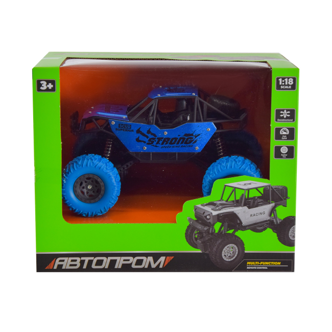 Радіокеровані моделі - Автомодель Автопром Всюдихід Strong синій (AP8836B/2)#4