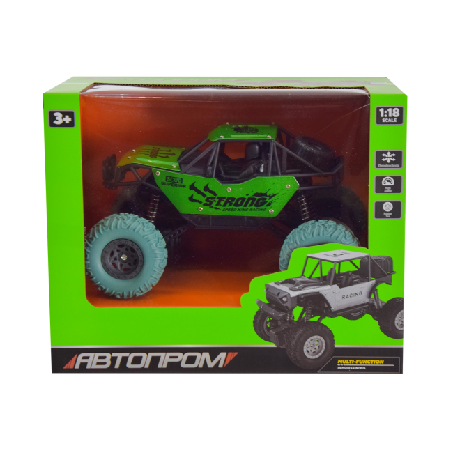 Радіокеровані моделі - Автомодель Автопром Всюдихід Strong зелений (AP8836B/3)#4