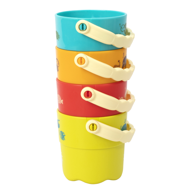 Наборы для песочницы - Игровой набор Baby Team Ведерки 4 штуки (8859)#2