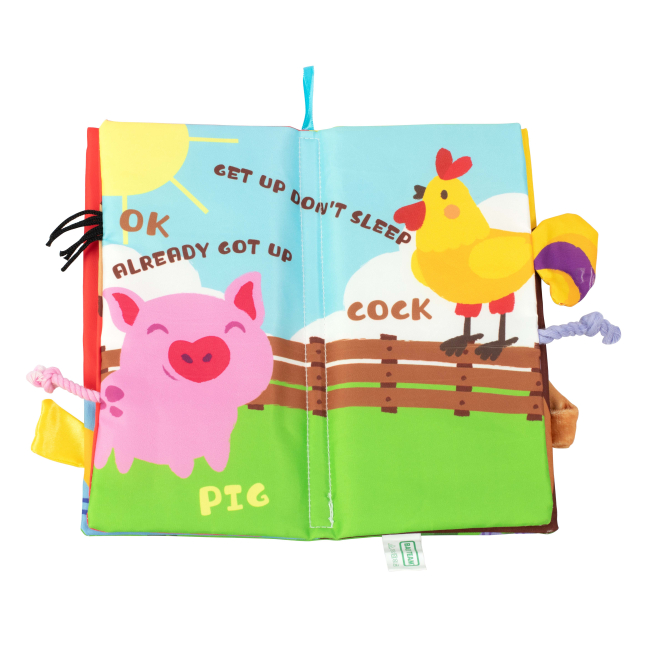 Развивающие игрушки - Развивающая книжка Baby Team Хвостики (8725)#3