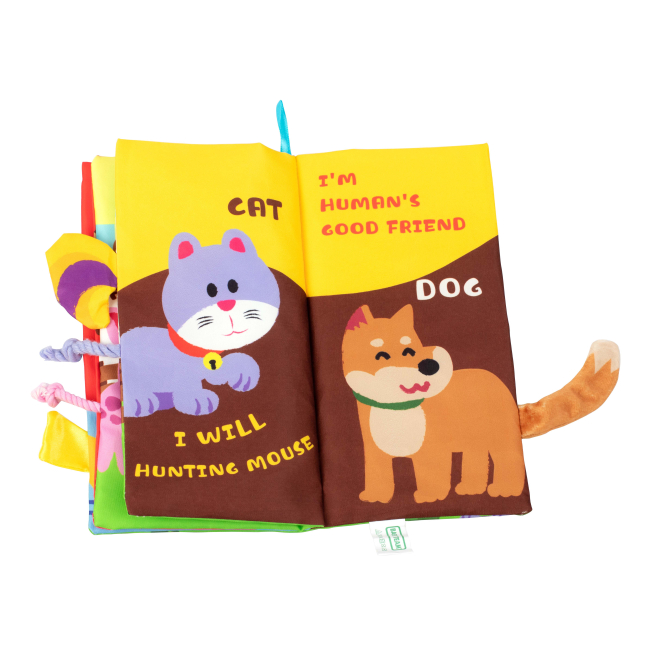 Развивающие игрушки - Развивающая книжка Baby Team Хвостики (8725)#4