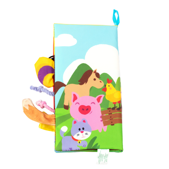 Развивающие игрушки - Развивающая книжка Baby Team Хвостики (8725)#5