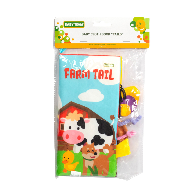 Развивающие игрушки - Развивающая книжка Baby Team Хвостики (8725)#6