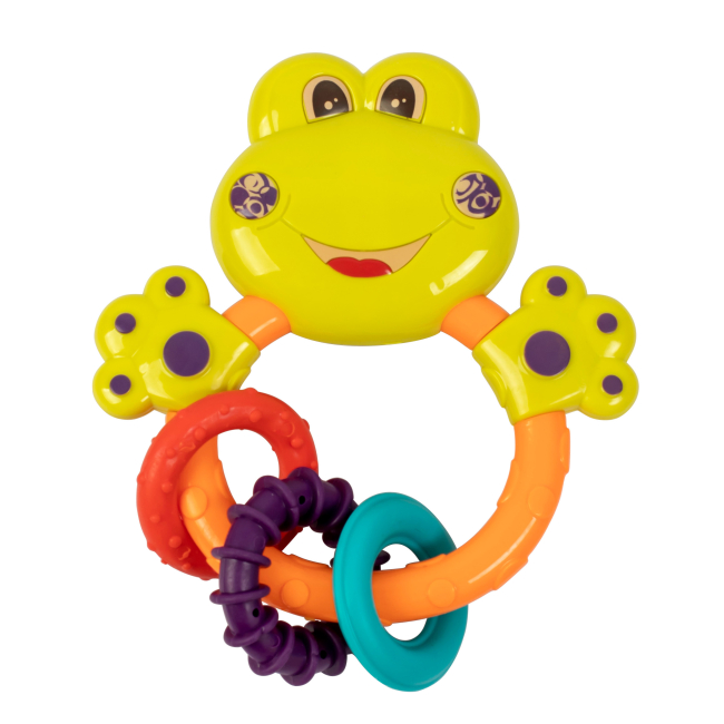 Погремушки, прорезыватели - Погремушка Baby Team Лягушка в ассортименте (8449)#2