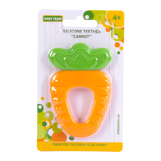 Брязкальця, прорізувачі - Прорізувач Baby Team Морквинка (4021)#3