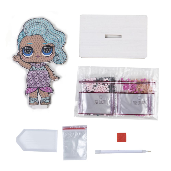 Мозаїка - Набір для творчості Crystal Art Королева бризок (CAFGR-LOL003)#2