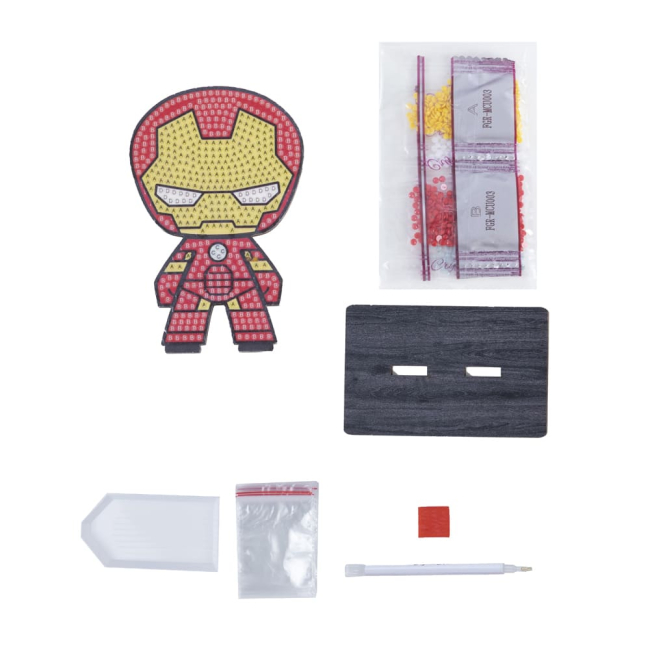 Мозаика - Набор для творчества Crystal Art Железный человек (CAFGR-MCU003)#2