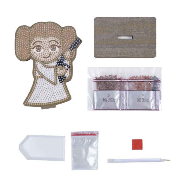 Мозаїка - Набір для творчості Crystal Art Принцеса Лея (CAFGR-SWS003)#2