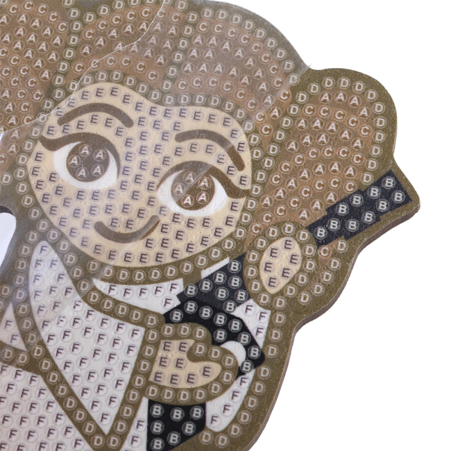 Мозаїка - Набір для творчості Crystal Art Принцеса Лея (CAFGR-SWS003)#3