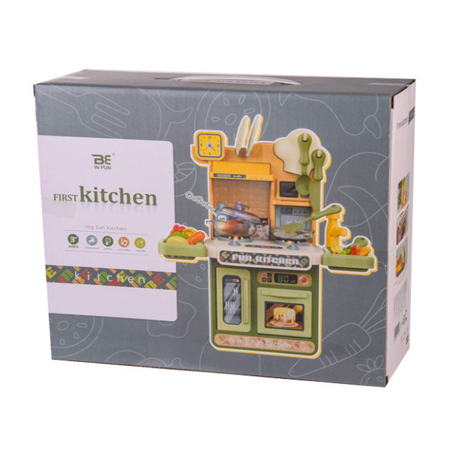 Детские кухни и бытовая техника - Игрушечный набор Shantou Jinxing Первая кухня красная (BL-109A/B/2)#2