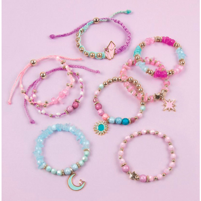 Наборы для творчества - Набор для создания шарм-браслетов Make it Real Небесные камешки (MR1322)#3