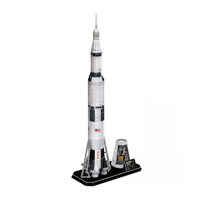 3D-пазлы - Трехмерный пазл CubicFun NASA Ракета Аполлон Сатурн-5 (DS1059h)#2