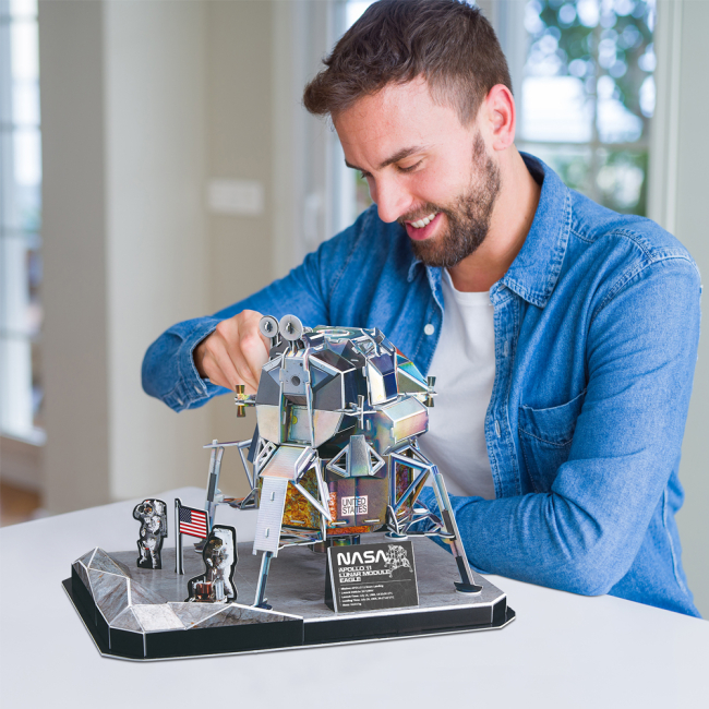 3D-пазлы - Трехмерный пазл CubicFun NASA Лунный модуль Орел миссии Аполлон-11 (DS1058h)#3