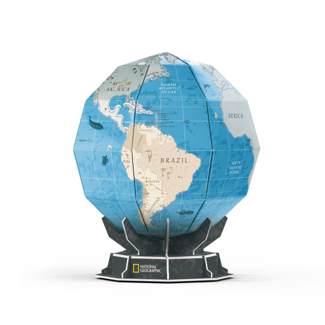 3D-пазли - Набір для моделювання Cubic Fun STEM Скретч глобус (DS1082h)#2