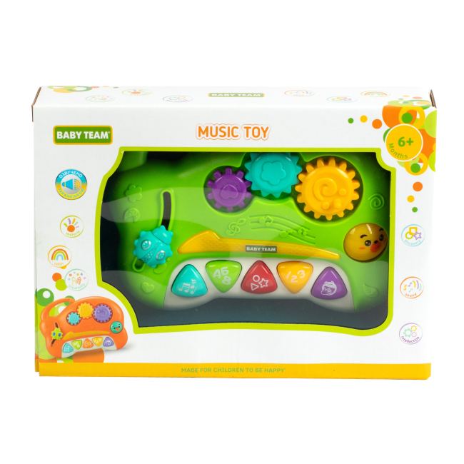 Розвивальні іграшки - Музична іграшка Baby Team Забавка салатова (8645/2)#2