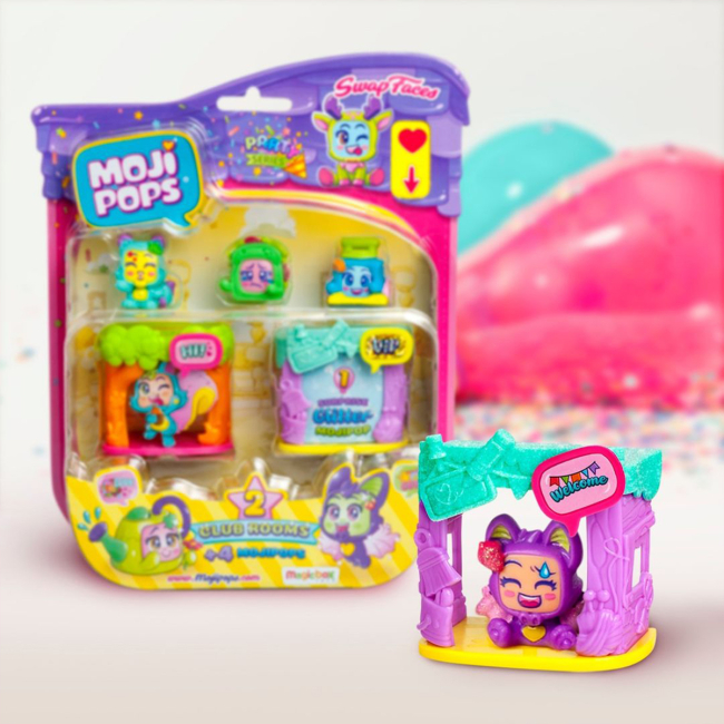 Фигурки персонажей - Игровой набор Moji Pops Party Игровые комнаты (PMPPB416IN00)#3
