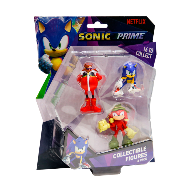 Фигурки персонажей - Набор игровых фигурок Sonic Prime Соник, Наклз, Доктор Эггман (SON2020D)#2