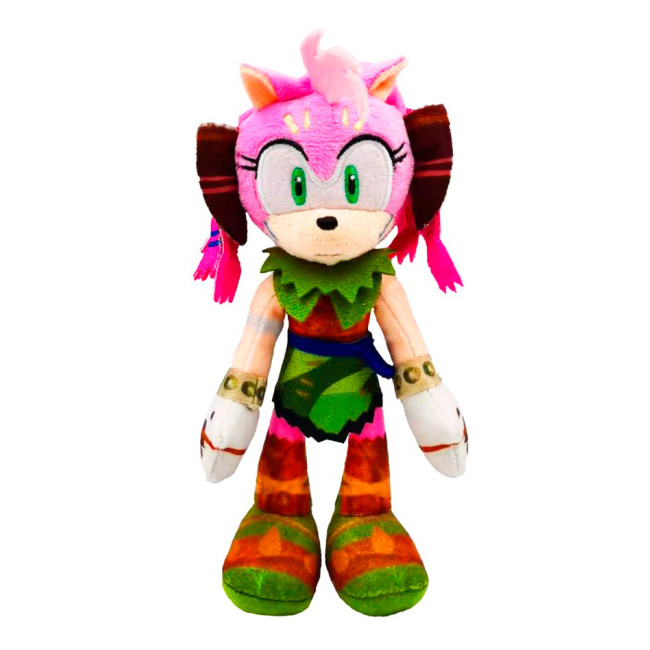 Брелоки - Мягкая игрушка на клипсе Sonic prime Эми 15 cм (SON7004F)#2