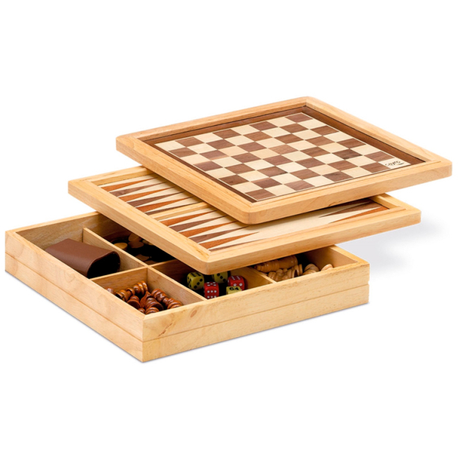 Настільні ігри - Ігровий набір Cayro Шахи шашки нарди (8422878706037)#2