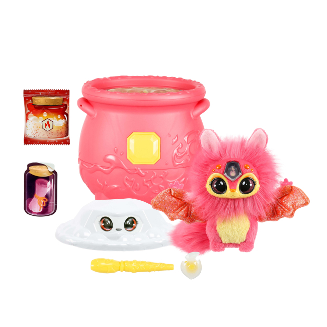 М'які тварини - Набір-сюрприз Magic Mixies Чарівний казанок магічний кристал вогонь (123161)#4