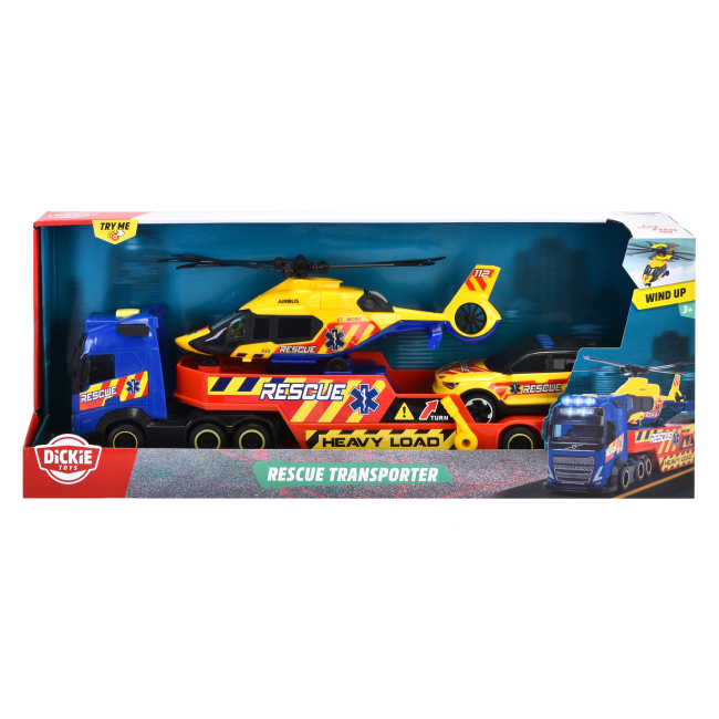 Транспорт и спецтехника - Игровой набор Dickie Toys Транспортер спасательных служб (3717005)#4