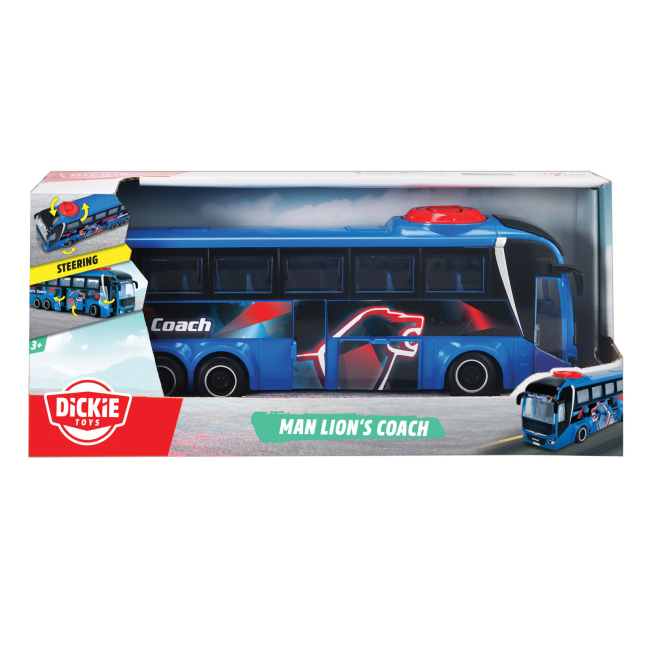 Транспорт і спецтехніка - Туристичний автобус Dickie Toys Ман (3744017)#3