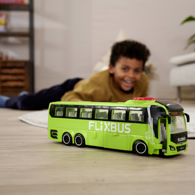 Транспорт і спецтехніка - Туристичний автобус ​Dickie Toys Фліксбас (3744015)#4