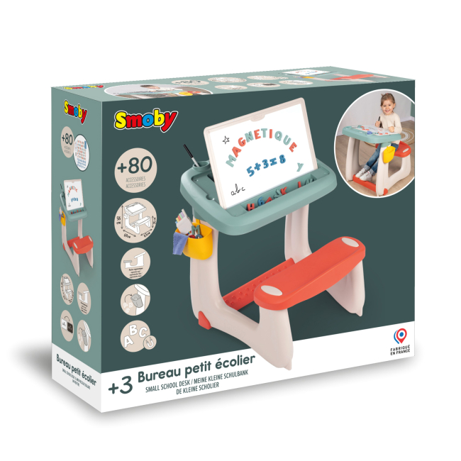 Дитячі меблі - Парта-дошка Smoby Школярик м'ятна (420107)#2