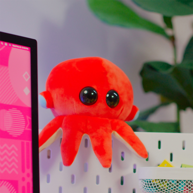 Мягкие животные - Мягкая игрушка Adopt me! S1 Осьминог 20 см (AME0009)#2