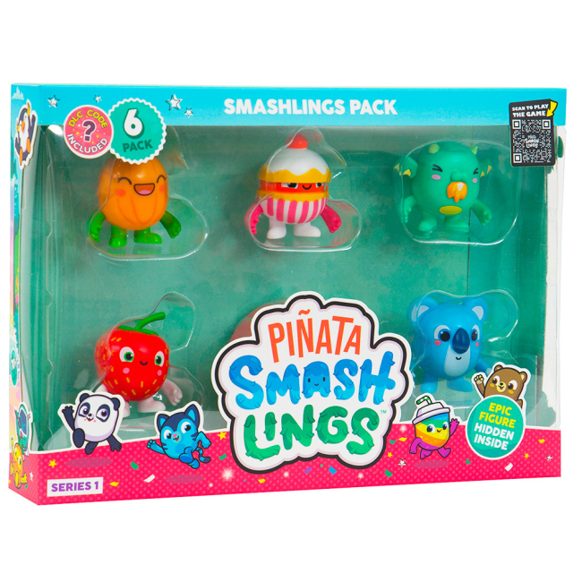 Фигурки персонажей - Набор фигурок Pinata Smashlings Забавные герои в ассортименте (SL2055)#4