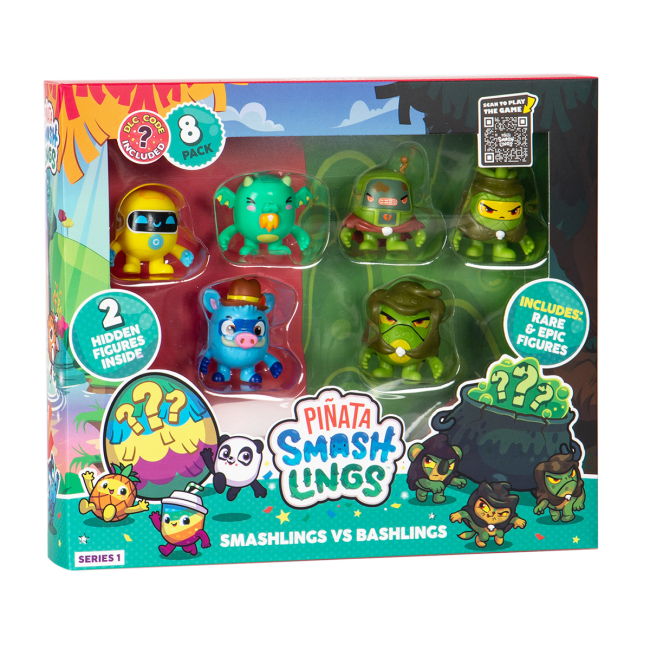 Фігурки персонажів - Набір фігурок Piñata Smashlings Чудернацькі герої (SL2065)#2