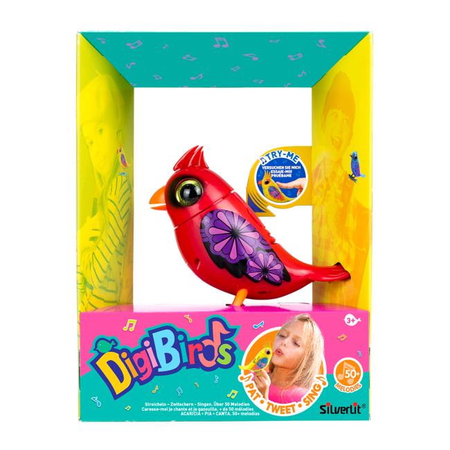 Розвивальні іграшки - Інтерактивна іграшка DigiBirds II Червоний кардинал (88603)#4