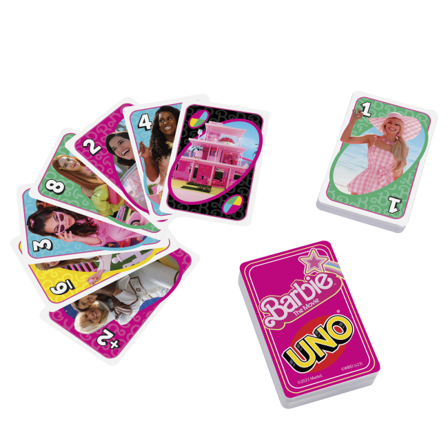 Настольные игры - Настольная игра Mattel Games Uno Barbie в кино (HPY59)#3